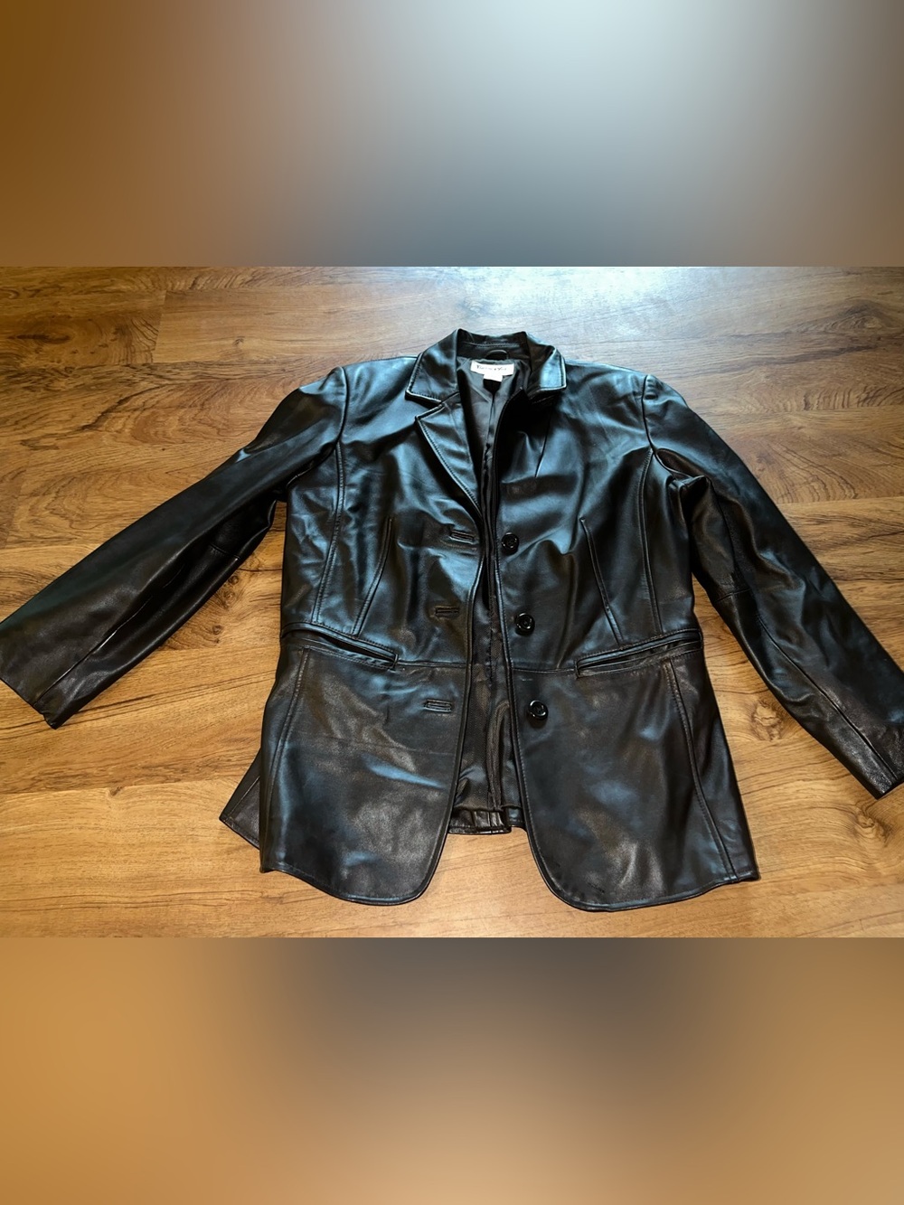 Preston & York Petites Brown Leather Jacket